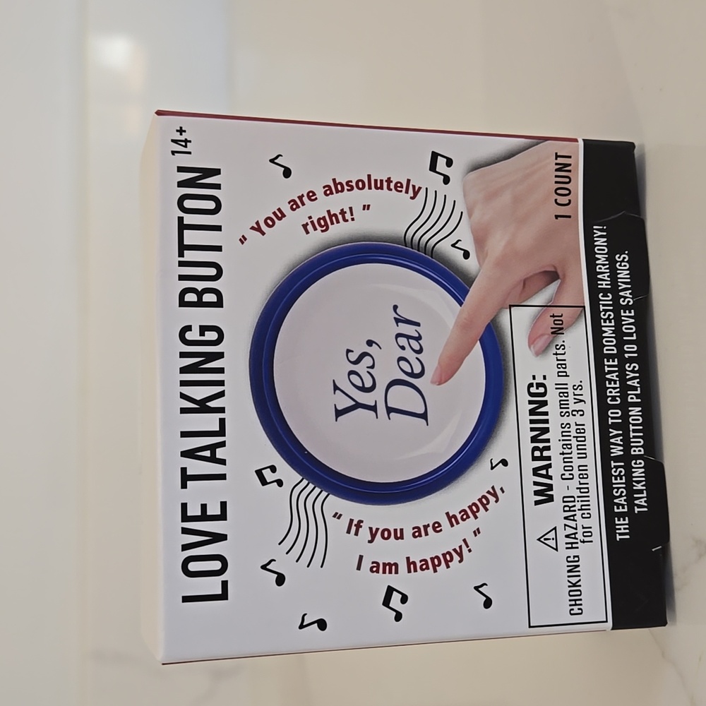 Yes Dear Talking Button New In Box
